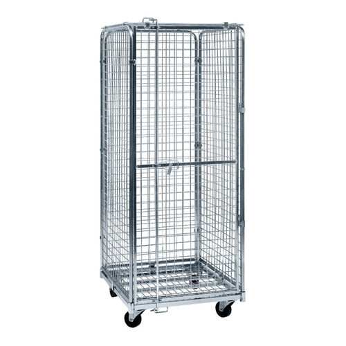 Roll-container multiuso - SRC070818 - Arcawa GmbH - a ripiani / 4 pannelli / in maglia metallica