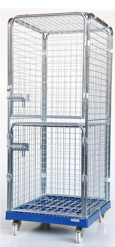 Roll-container multiuso - SRCP0708-2T - Arcawa GmbH - in maglia metallica / 4 pannelli / bloccabile