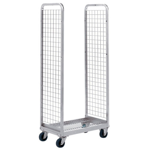 Carrello per preparazione di ordini - KT-2 - Arcawa GmbH - in metallo / a ripiani / con rotelle