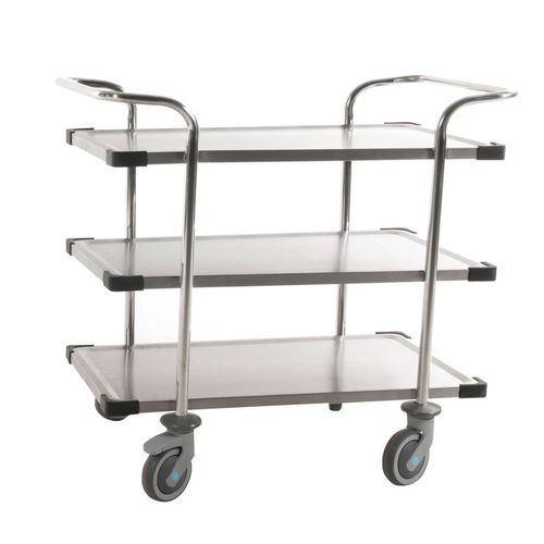 Carrello di servizio - AKM 60365-D - Arcawa GmbH - in acciaio inossidabile / 3 livelli / multiuso