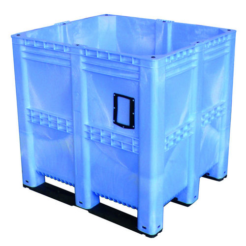 Cassa-pallet in HDPE - BigPalox-3K geschlossen - Arcawa GmbH - per applicazioni alimentari / agricola / accatastabile su coperchio