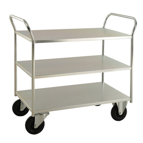Carrello da trasporto - AKM 4127-EB - Arcawa GmbH - in acciaio galvanizzato / 3 livelli / multiuso