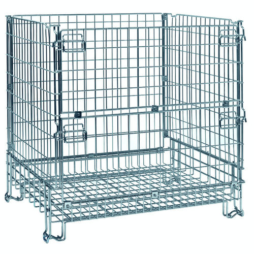Cassa-pallet in filo metallico - PCMK12510510 - Arcawa GmbH - di stoccaggio / da trasporto / pieghevole