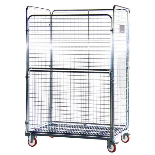 Roll-container a ripiani - MR120818-4S50 - Arcawa GmbH - 4 pannelli / a griglia