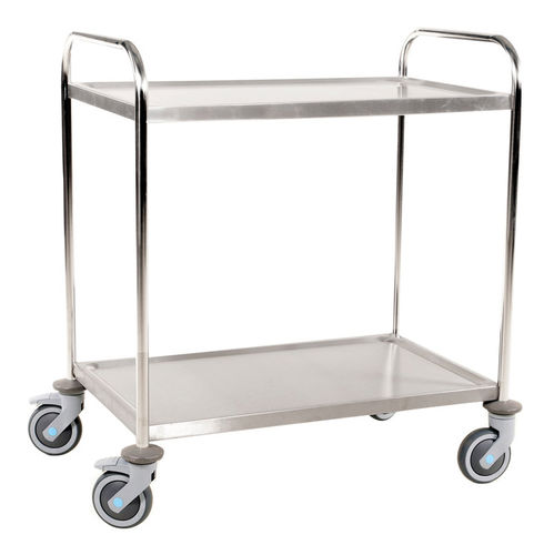 Carrello da trasporto - AKM 60354-S - Arcawa GmbH - in acciaio inossidabile / 2 livelli / a piattaforma