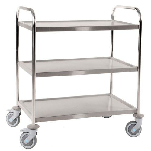 Carrello di servizio - AKM60355-S - Arcawa GmbH - in acciaio inossidabile / 2 livelli / multiuso