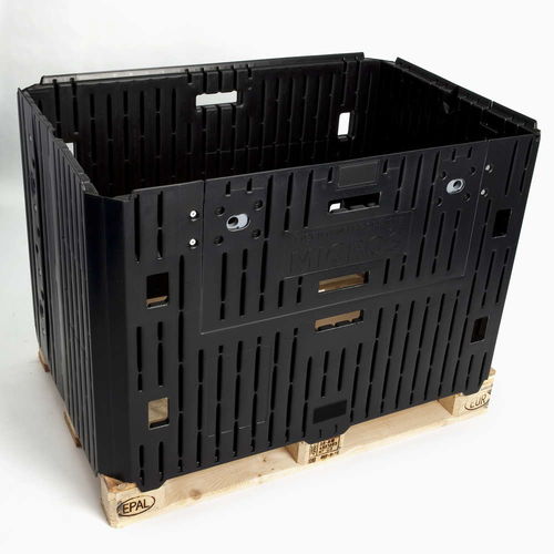 Paretale per pallet in plastica - AWF120808-6S-1K12 - Arcawa GmbH - pieghevole