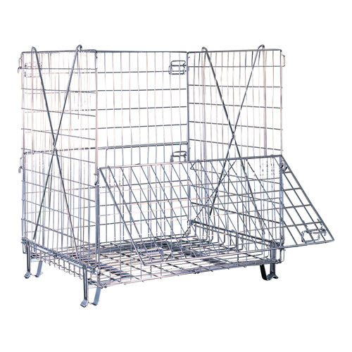 Cassa-pallet in filo metallico - PCLG101010 - Arcawa GmbH - di stoccaggio / da trasporto / pieghevole