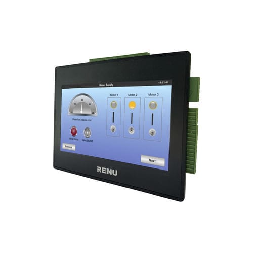 HMI con I/O - FP2070TN-LE2016RP-A0402U - Renu Electronics GmbH - con touch screen resistivo / ad incastro / 800 x 480