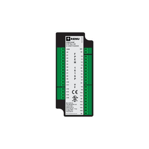 Modulo I/O digitale - FPEM-1616P-V2 - Renu Electronics GmbH - RS-485 / 16 ingressi digitali / con 16 uscite di tipo PNP