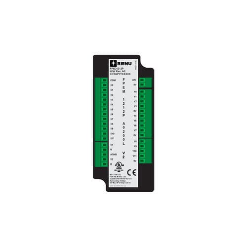 Modulo I/O digitale - FPEM-1212P-A0200L-V2 - Renu Electronics GmbH - RS-485 / a 2 ingressi analogici / con 12 uscite digitali