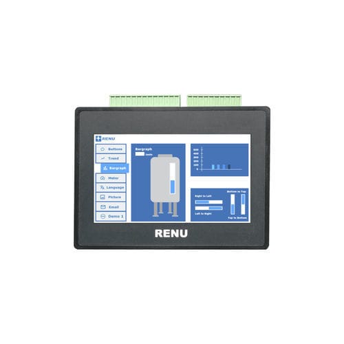 HMI con touch screen resistivo - FP2043TN-LE1208P-A0402U-V3 - Renu Electronics GmbH - ad incastro / 480 x 272 / RISC