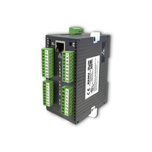 PLC su guida DIN - FL055-1612R-V2 - Renu Electronics GmbH - ingressi digitali / a 16 I / uscite relè
