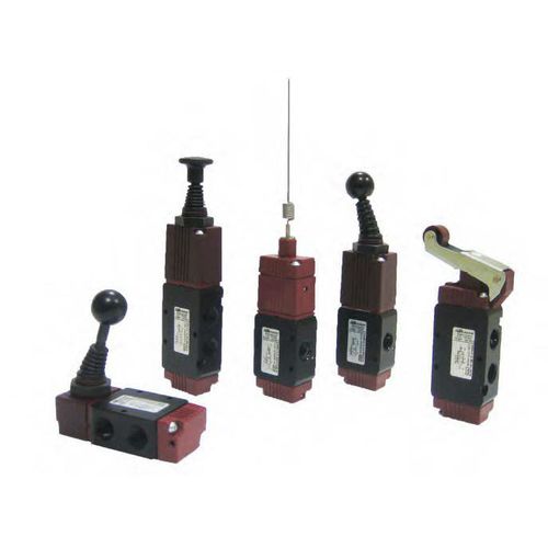 Distributore pneumatico a cassetto - 127 VMR series - Aircomp by Stampotecnica - con azionamento manuale / a 3/2 vie / a 5/2 vie