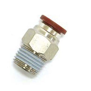 Raccordo push-in - 301.01 series - Aircomp by Stampotecnica - per aria compressa / per vuoto / filettato