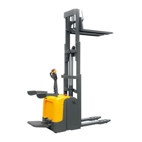 Accatastatore elettrico - CBD20SR - NINGBO RUYI JOINT STOCK CO., LTD - con piattaforma per conducente / 24 V / per magazzino