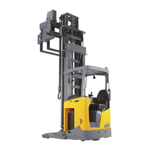 Carrello elevatore retrattile elettrico - OPD15Z - NINGBO RUYI JOINT STOCK CO., LTD - con seduta laterale