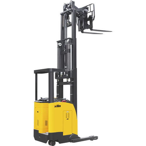Carrello elevatore retrattile elettrico - CQDH15C - NINGBO RUYI JOINT STOCK CO., LTD - con conducente in piedi / per corsie strette / per movimentazione
