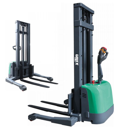 Mini carrello elevatore stacker elettrico - CTD15R-EN - NINGBO RUYI JOINT STOCK CO., LTD - a timone con guida da terra / 24 V / per pallet