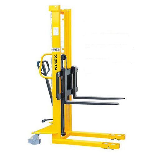 Accatastatore manuale - SDJA500/1000/1500 - NINGBO RUYI JOINT STOCK CO., LTD - a timone con guida da terra / in acciaio / con forche regolabili