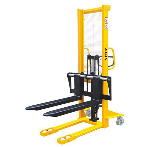Accatastatore manuale - SDJA-I - NINGBO RUYI JOINT STOCK CO., LTD - a timone con guida da terra / per magazzino / in acciaio