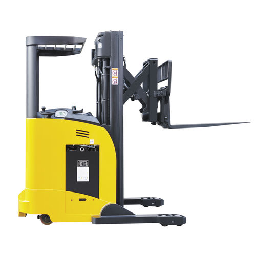 Carrello elevatore retrattile elettrico - CQDH18C - NINGBO RUYI JOINT STOCK CO., LTD - con conducente in piedi / per movimentazione / impermeabile