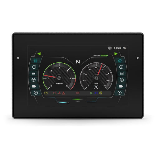 HMI con touch screen capacitativo - OPUS B4e - Topcon Electronics GmbH & Co. KG - ad incastro / portatile / 800 x 480