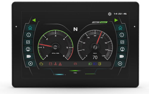 Terminale HMI con touch screen capacitativo - OPUS B6e - Topcon Electronics GmbH & Co. KG - ad incastro / embedded / 1280 x 800