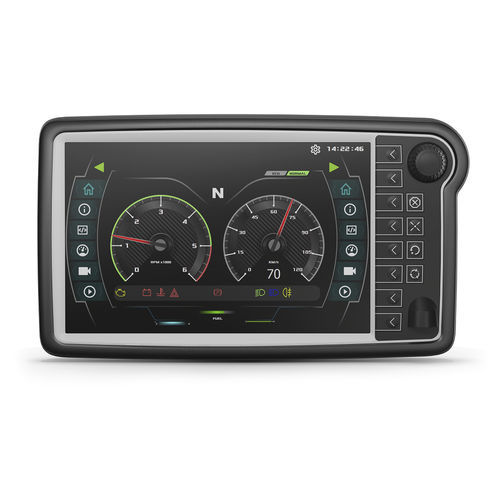 Terminale di comando con monitor a touch screen PCT - OPUS A8s - Topcon Electronics GmbH & Co. KG - con tastiera / ad incastro / 1200 x 800