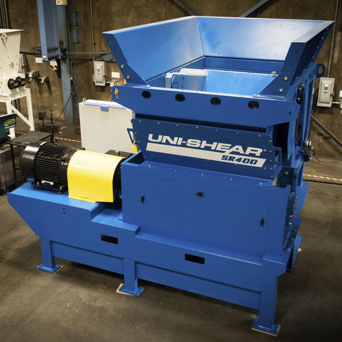Trituratore primario - Uni-Shear® SR400 - SSI Shredding Systems, Inc. - monoalbero / per legno / carta