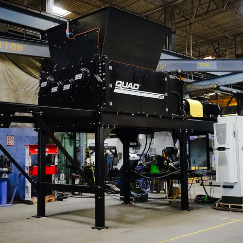 Trituratore primario - Quad® Q135 - SSI Shredding Systems, Inc. - a 4 alberi / per rifiuti / per coppia elevata