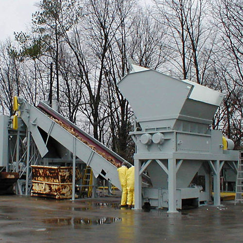 Trituratore primario - Dual-Shear® M140 series - SSI Shredding Systems, Inc. - a 2 alberi / di metallo / di pneumatici