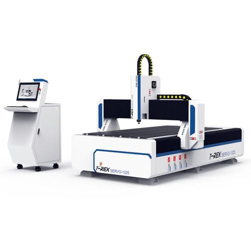 Fresatrice CNC a portale - T-Rex Servo-1325 - CNC-STEP GmbH & Co. KG - 3 assi / verticale / per metalli non ferrosi