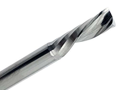 Fresa carburo solido - F112 series - CNC-STEP GmbH & Co. KG - per materie plastiche / per taglio / con elica a sinistra