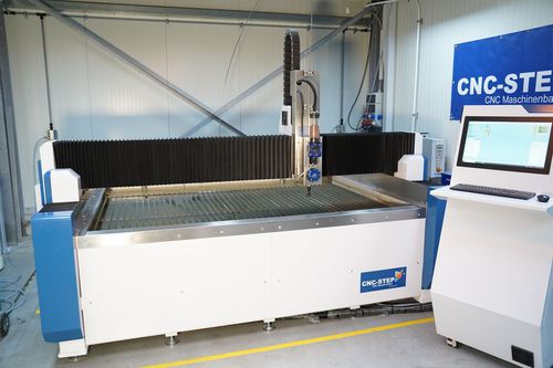 Macchina da taglio a getto d'acqua - HPC-3015 - CNC-STEP GmbH & Co. KG - per metallo / per profilati / CNC