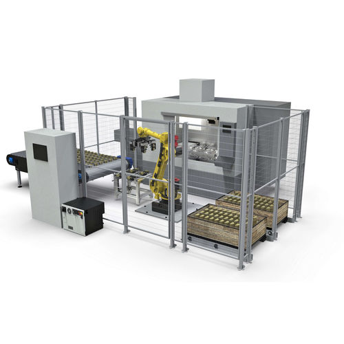 Cella robotizzata per alimentazione macchine - HSTec Brand of the CHIRON Group - per macchina utensile / per l'industria automobilistica / per grandi pezzi