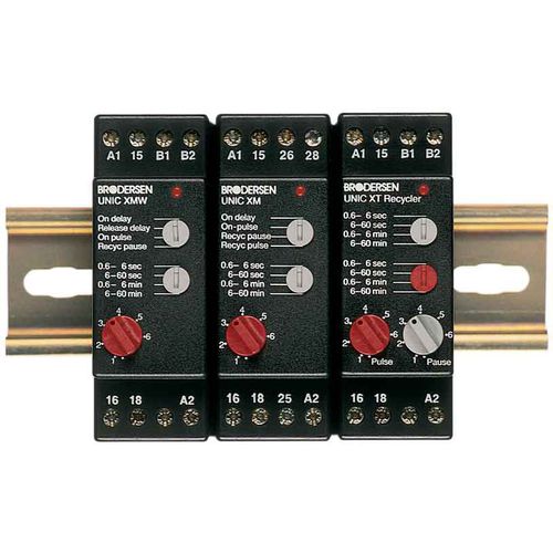 Temporizzatore elettronico - X-Timers - Brodersen Systems - multifunzione / su guida DIN / per uso generale