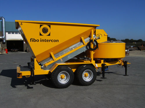 Centrale di betonaggio mobile - bogie  B1200 - fibo intercon - compatto