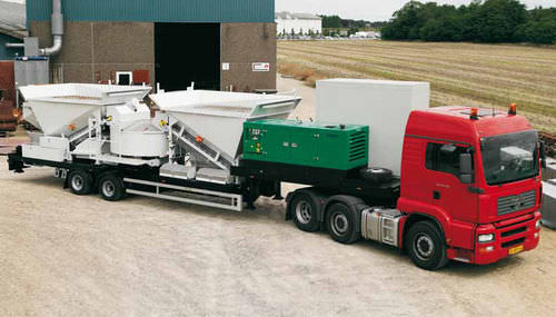Centrale di betonaggio mobile - T2200 - fibo intercon - compatto