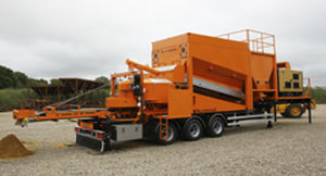 Centrale di betonaggio mobile - TS1800 - fibo intercon - compatto / orizzontale