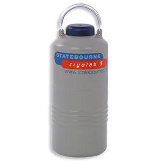 Dewar da laboratorio - Cryolab 5 - Statebourne Cryogenics Ltd. - per azoto liquido / di stoccaggio / in alluminio