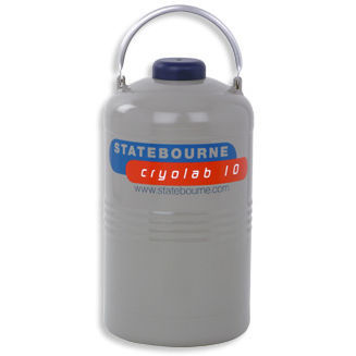 Dewar da laboratorio - Cryolab 10 - Statebourne Cryogenics Ltd. - per azoto liquido / di stoccaggio / in alluminio