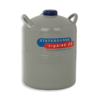 Dewar da laboratorio - Cryolab 20 - Statebourne Cryogenics Ltd. - per azoto liquido / di stoccaggio / in alluminio