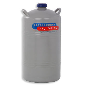 Vaso di Dewar da laboratorio - Cryolab 50 - Statebourne Cryogenics Ltd. - per azoto liquido / di stoccaggio / in alluminio