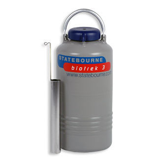 Dewar per campioni - Biotrek 3 - Statebourne Cryogenics Ltd. - per azoto liquido / di stoccaggio / in alluminio