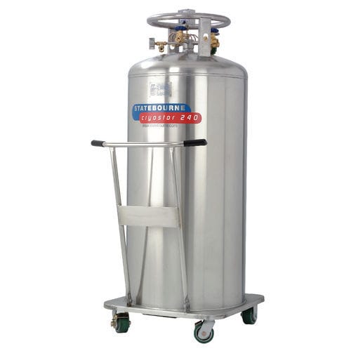 Dewar da laboratorio - Cryostor 240 - Statebourne Cryogenics Ltd. - per azoto liquido / di stoccaggio / in acciaio inossidabile