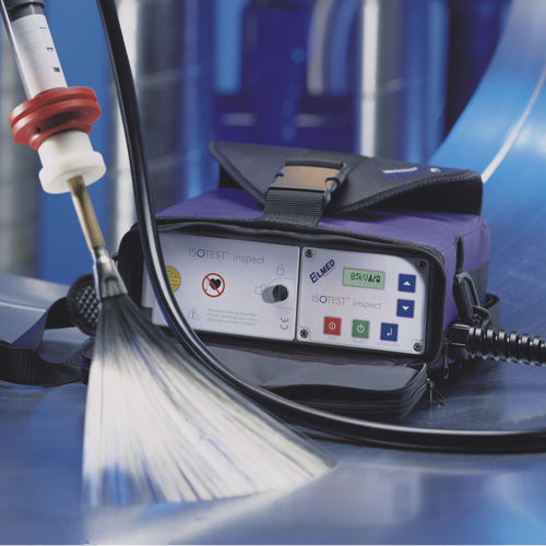 Rilevatore di porosità per rivestimento - ISOTEST® inspect 8.0/35 - ELMED Dr. Ing. Mense GmbH - a spazzzola / portatile / display LCD