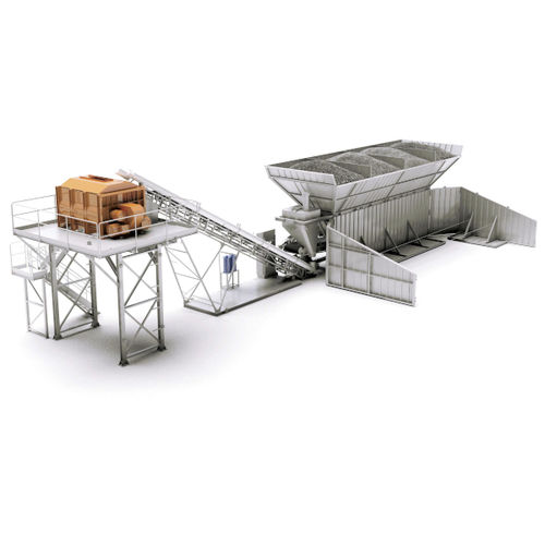 Centrale di betonaggio mobile - FAST 2000 DRY-WET - EUROMECC