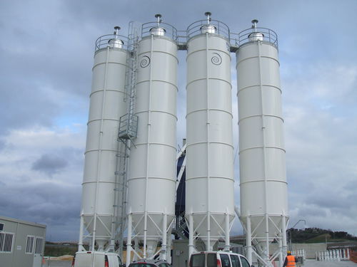 Silo saldato - EUROMECC - per cemento / ad uso industriale
