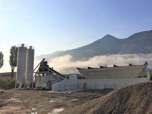 Centrale di betonaggio mobile - FAST 2500 B - EUROMECC